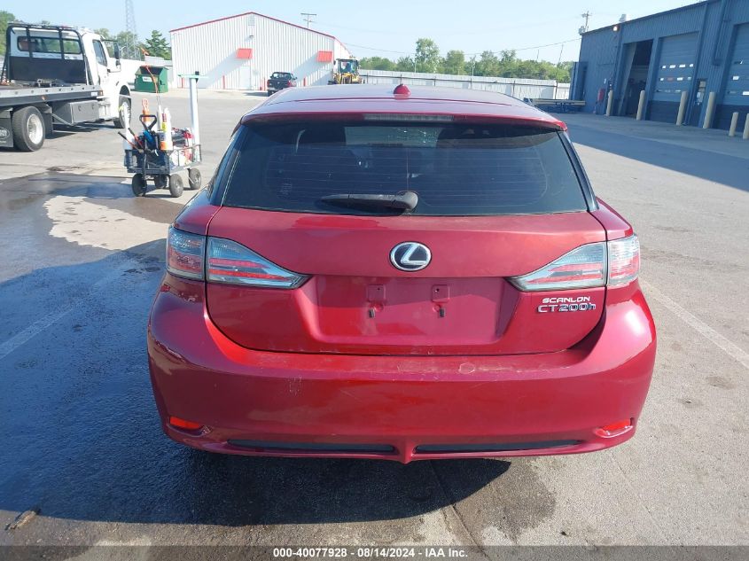 2012 Lexus Ct 200H Premium VIN: JTHKD5BH3C2053246 Lot: 40077928