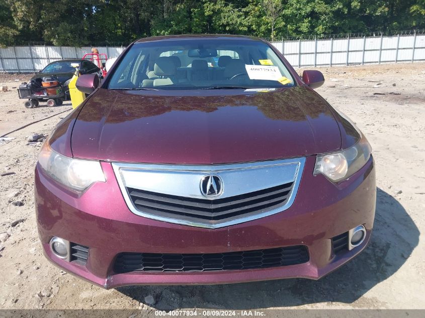 2011 Acura Tsx 2.4 VIN: JH4CU2F61BC014952 Lot: 40077934