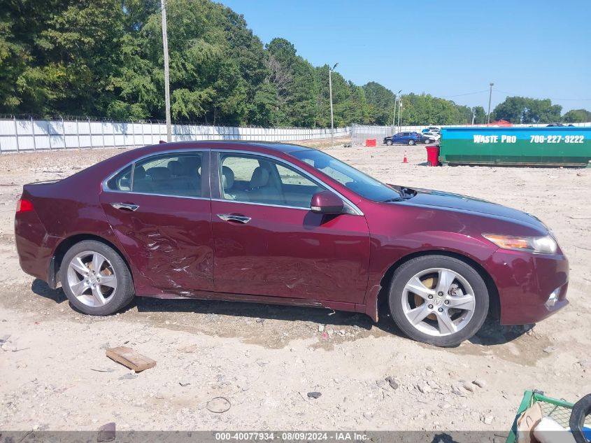 2011 Acura Tsx 2.4 VIN: JH4CU2F61BC014952 Lot: 40077934