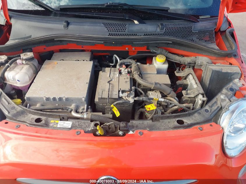 2013 Fiat 500E Battery Electric VIN: 3C3CFFGE1DT744462 Lot: 40078003