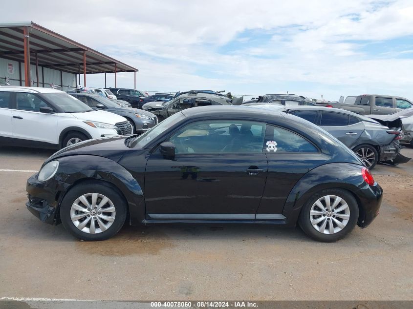 2014 Volkswagen Beetle 2.5L Entry VIN: 3VWFP7AT8EM629949 Lot: 40078060