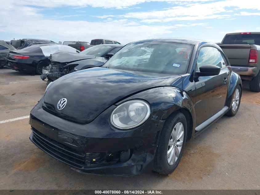 2014 Volkswagen Beetle 2.5L Entry VIN: 3VWFP7AT8EM629949 Lot: 40078060