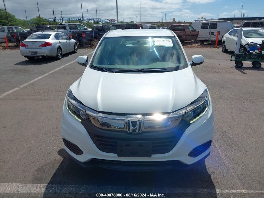 2019 Honda Hr-V Lx VIN: 3CZRU6H33KM709674 Lot: 40078080