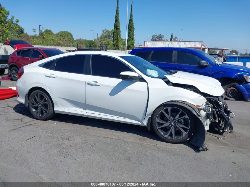 2020 Honda Civic Sport VIN: 2HGFC2F8XLH534599 Lot: 40078107