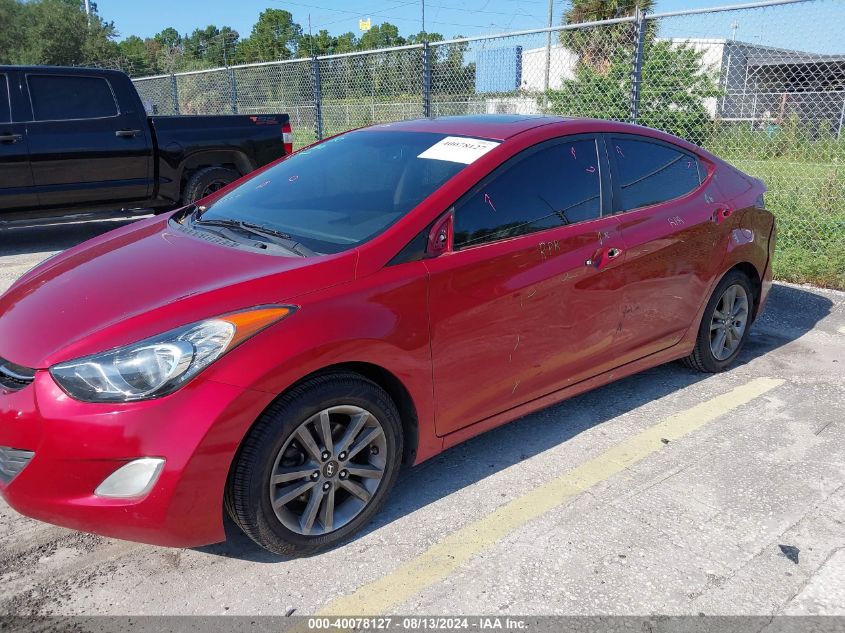 2013 Hyundai Elantra Gls/Limited VIN: KMHDH4AE7DU739680 Lot: 40078127
