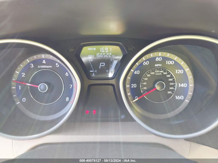 2013 Hyundai Elantra Gls/Limited VIN: KMHDH4AE7DU739680 Lot: 40078127