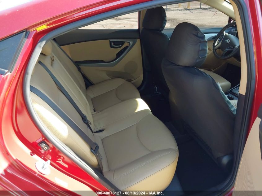 2013 Hyundai Elantra Gls/Limited VIN: KMHDH4AE7DU739680 Lot: 40078127