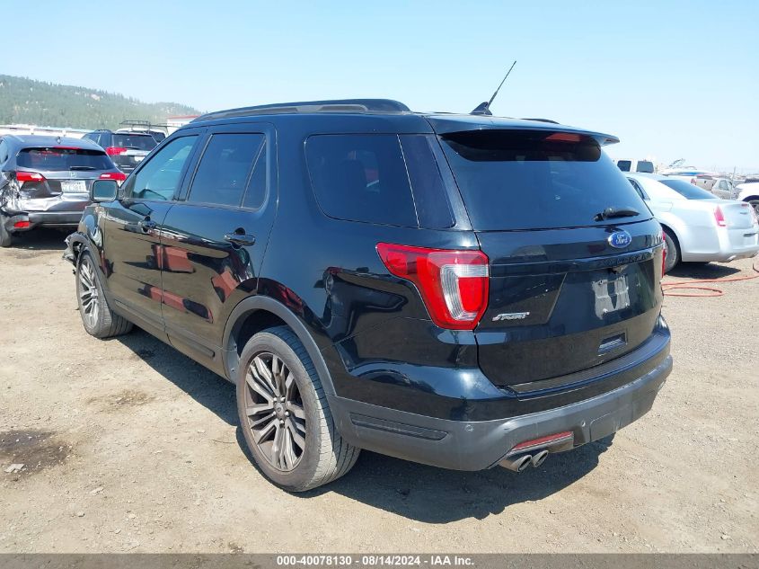 1FM5K8GTXJGA86310 2018 Ford Explorer Sport