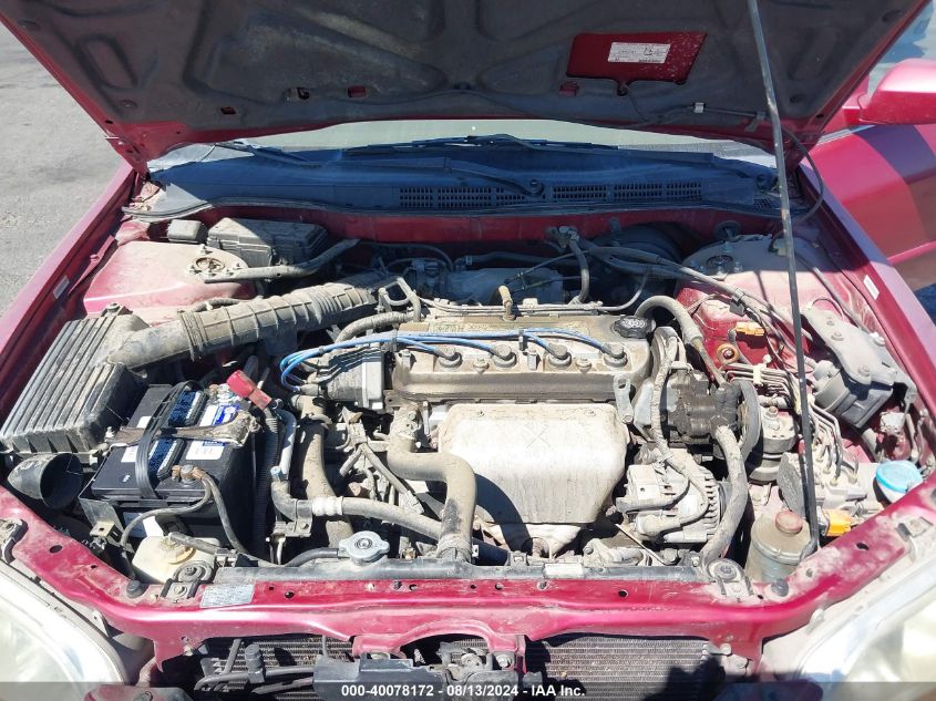 2000 Honda Accord Se VIN: JHMCG669XYC027586 Lot: 40078172