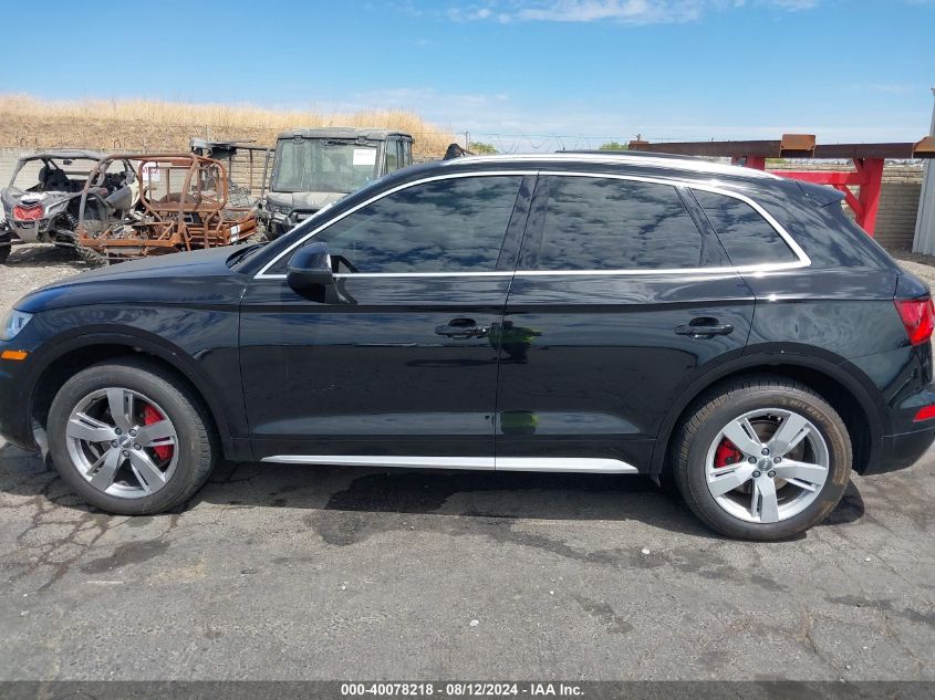 2018 Audi Q5 2.0T Premium/2.0T Tech Premium VIN: WA1BNAFY9J2006134 Lot: 40078218