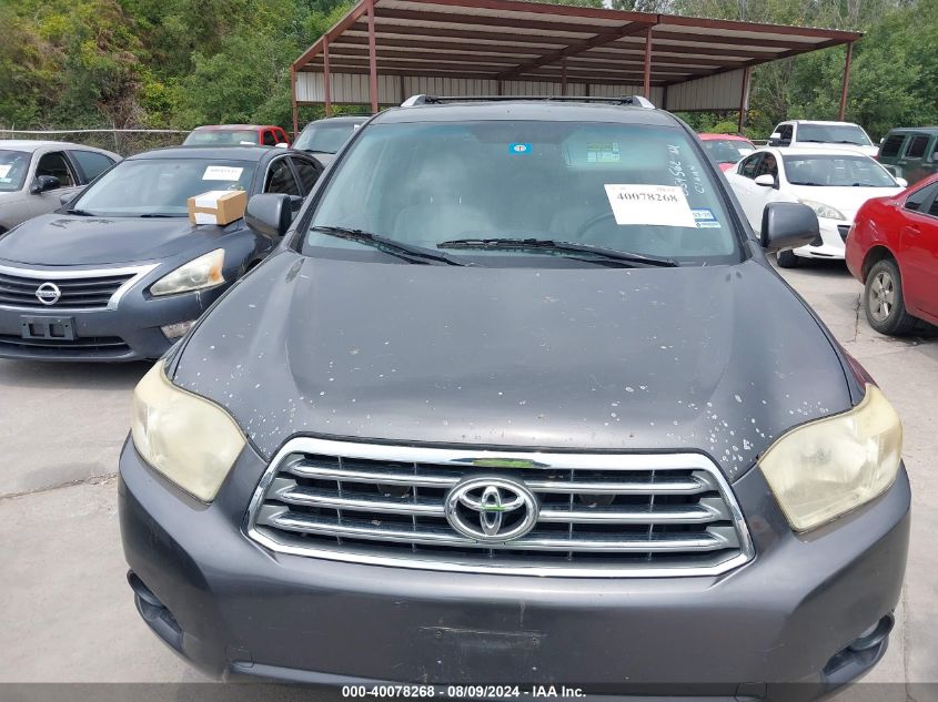 2008 Toyota Highlander Limited VIN: JTEDS42AX82059562 Lot: 40078268