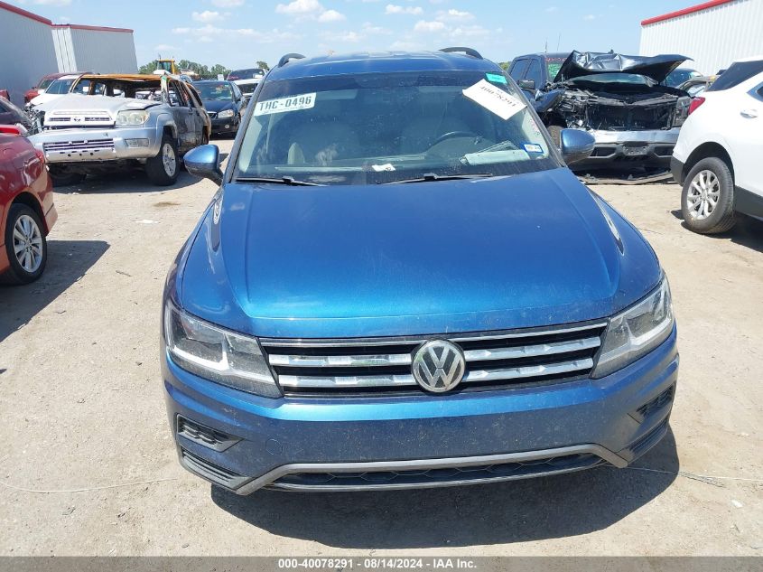 2019 Volkswagen Tiguan 2.0T Se/2.0T Sel/2.0T Sel R-Line/2.0T Sel R-Line Black VIN: 3VV3B7AX6KM030083 Lot: 40078291