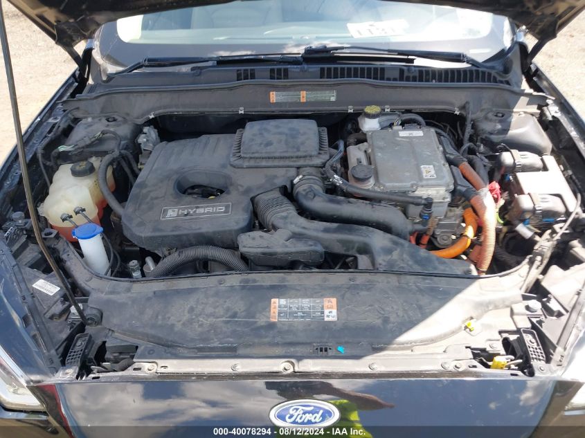 VIN 3FA6P0MU7KR146164 2019 Ford Fusion, Hybrid Sel no.10