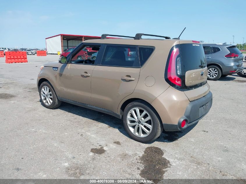 2014 Kia Soul + VIN: KNDJP3A51E7095839 Lot: 40078308