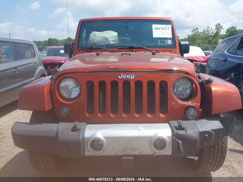 2014 Jeep Wrangler Unlimited Sahara VIN: 1C4BJWEG6EL253151 Lot: 40078313