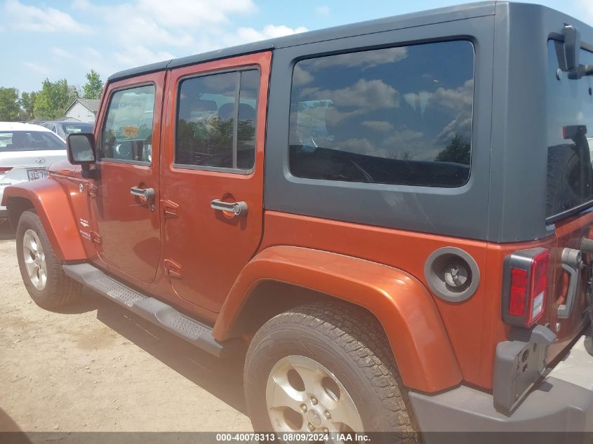 2014 Jeep Wrangler Unlimited Sahara VIN: 1C4BJWEG6EL253151 Lot: 40078313