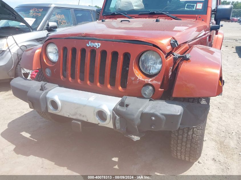 2014 Jeep Wrangler Unlimited Sahara VIN: 1C4BJWEG6EL253151 Lot: 40078313