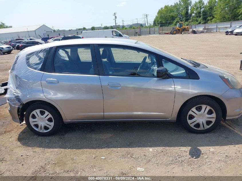 2010 Honda Fit VIN: JHMGE8H20AS002839 Lot: 40078331