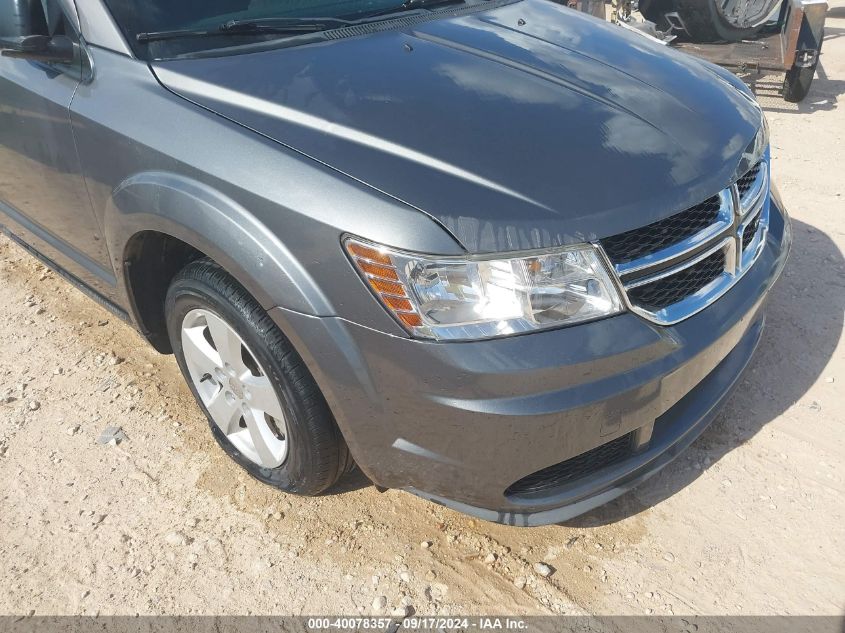 2013 Dodge Journey Se VIN: 3C4PDCAB1DT653563 Lot: 40078357