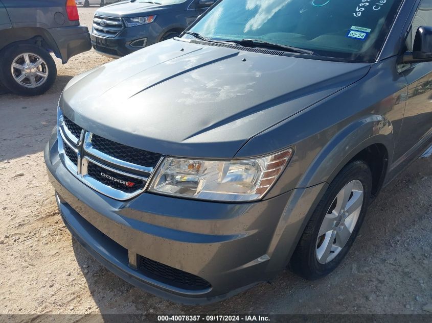 2013 Dodge Journey Se VIN: 3C4PDCAB1DT653563 Lot: 40078357