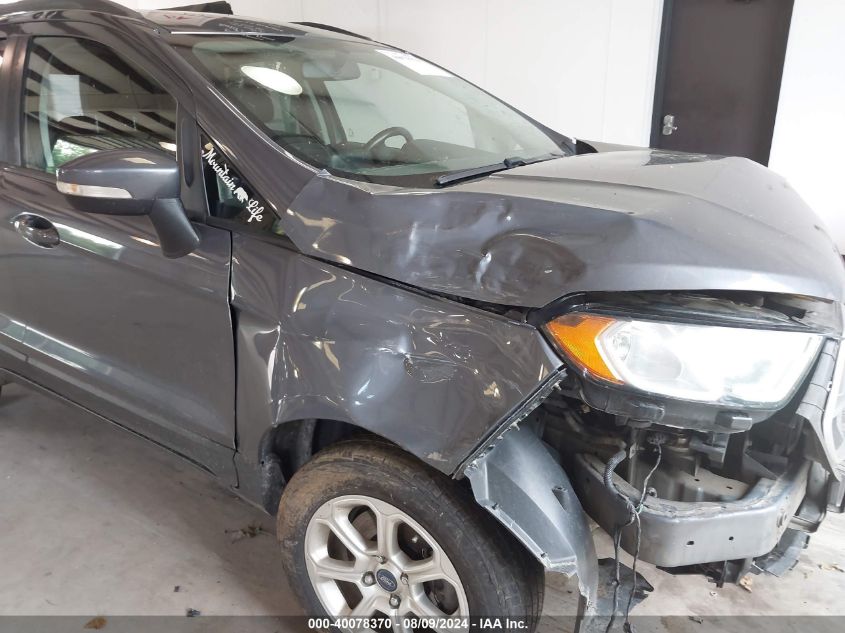 2018 Ford Ecosport Se VIN: MAJ6P1UL8JC230035 Lot: 40078370