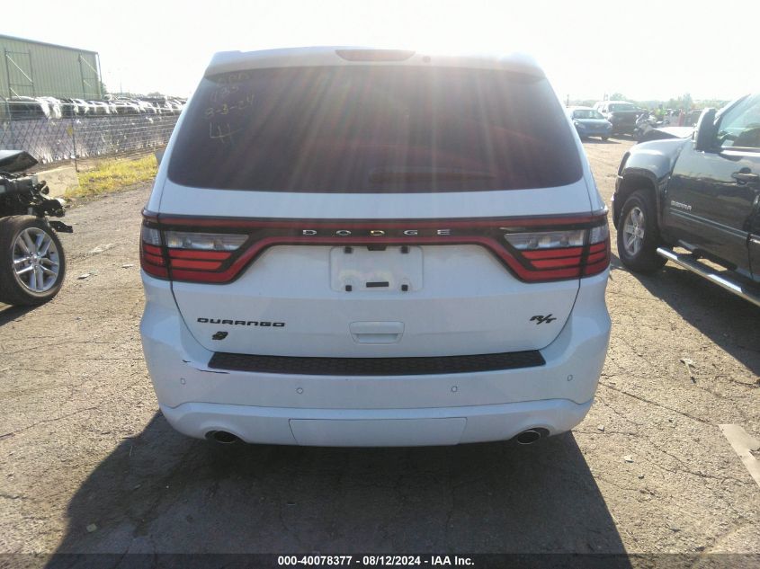 2020 Dodge Durango R/T Awd VIN: 1C4SDJCT6LC131185 Lot: 40078377