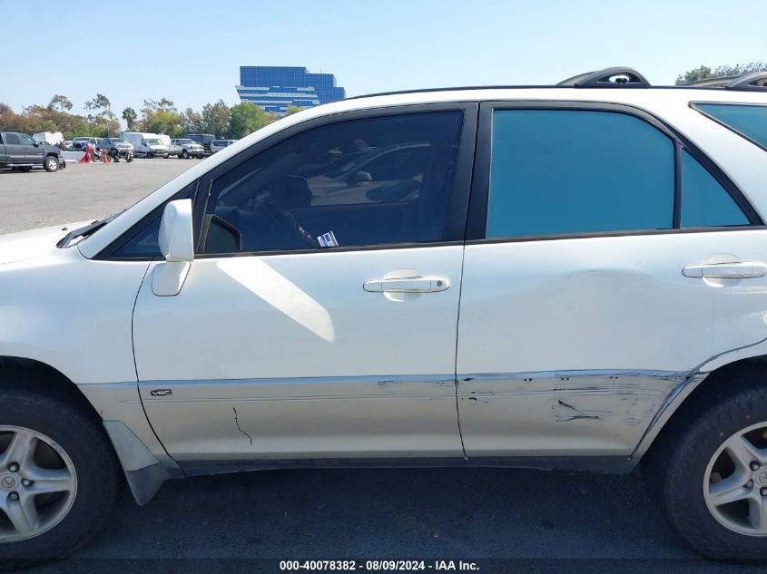 2003 Lexus Rx 300 VIN: JTJHF10U330312437 Lot: 40078382