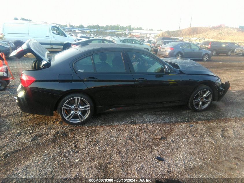 2014 BMW 335I xDrive VIN: WBA3B9G56ENR91905 Lot: 40078388