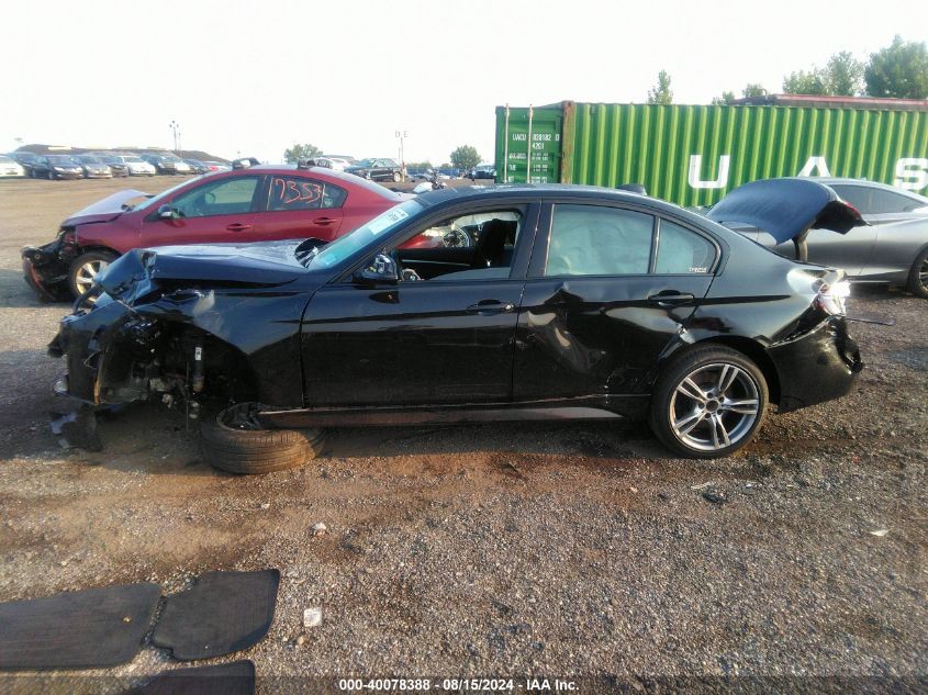 2014 BMW 335I xDrive VIN: WBA3B9G56ENR91905 Lot: 40078388