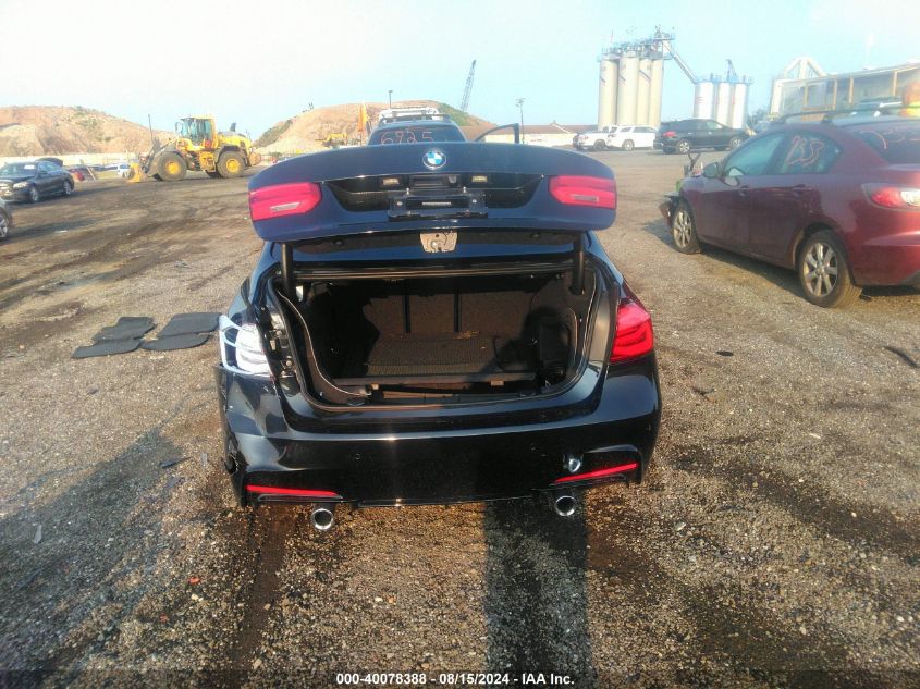 2014 BMW 335I xDrive VIN: WBA3B9G56ENR91905 Lot: 40078388