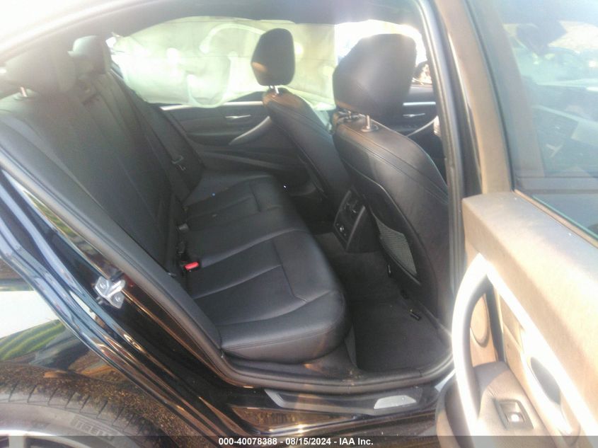 2014 BMW 335I xDrive VIN: WBA3B9G56ENR91905 Lot: 40078388