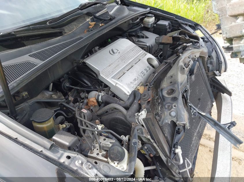 2004 Lexus Rx 330 VIN: JTJHA31U740066972 Lot: 40078403