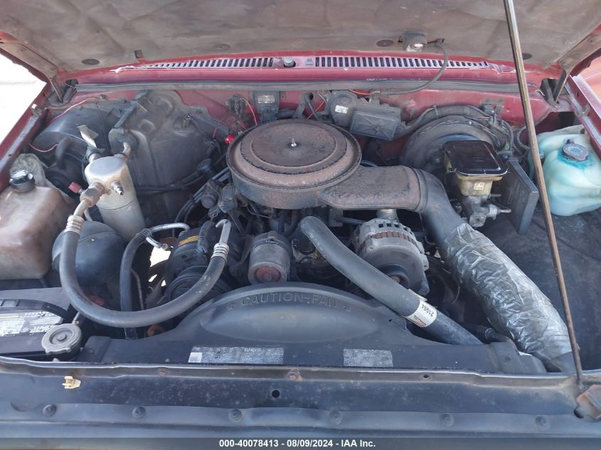 1992 GMC Sonoma VIN: 1GTCS14Z9N8502956 Lot: 40078413