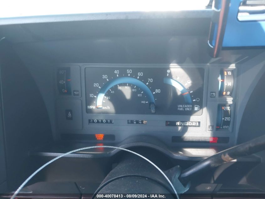 1992 GMC Sonoma VIN: 1GTCS14Z9N8502956 Lot: 40078413