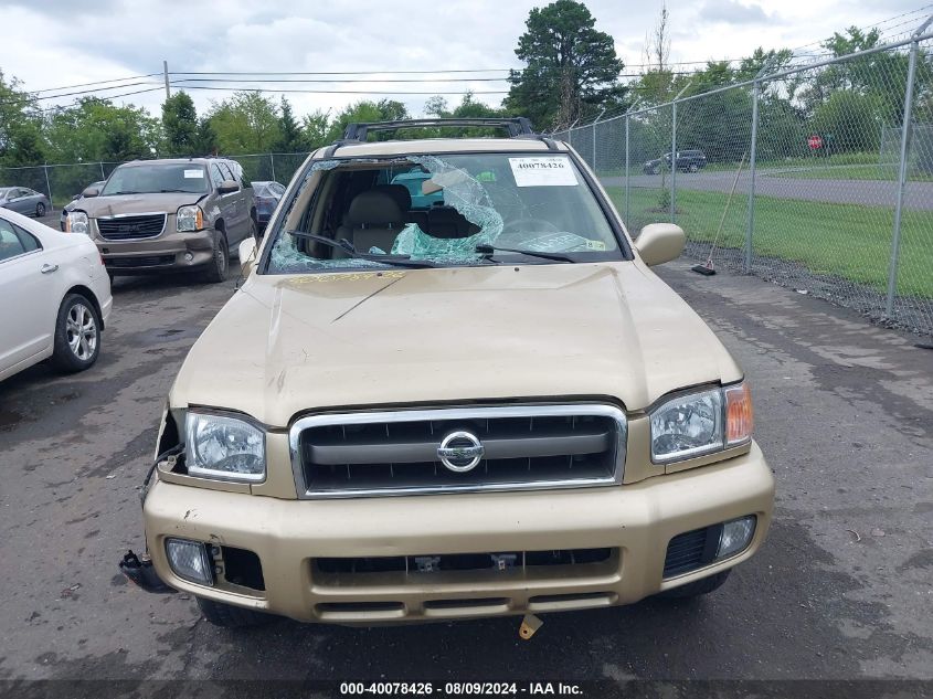 2004 Nissan Pathfinder Le Platinum VIN: JN8DR09Y44W916123 Lot: 40078426