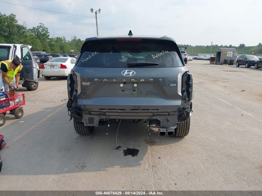 2024 Hyundai Palisade Sel VIN: KM8R4DGE0RU696770 Lot: 40078429