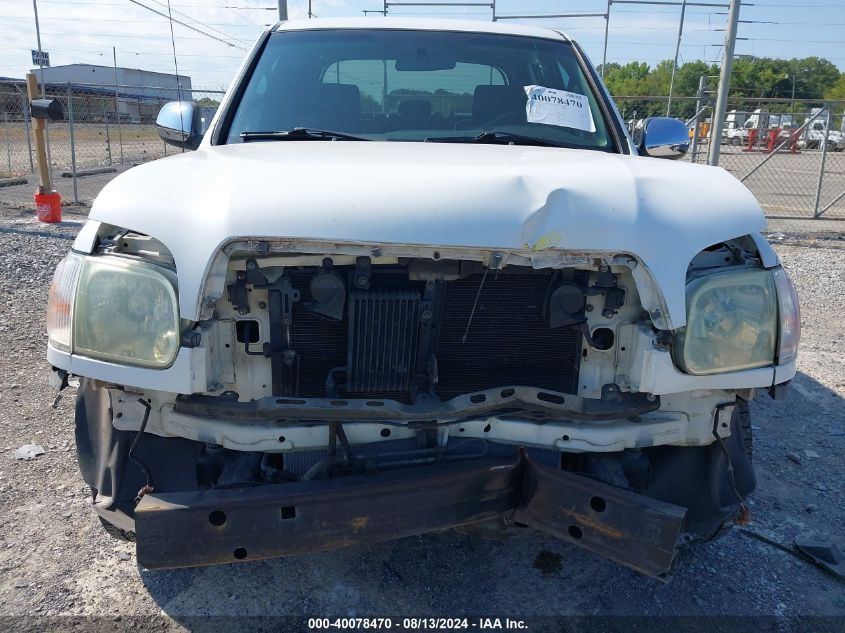 2006 Toyota Tundra Sr5 V8 VIN: 5TBET341X6S503504 Lot: 40078470