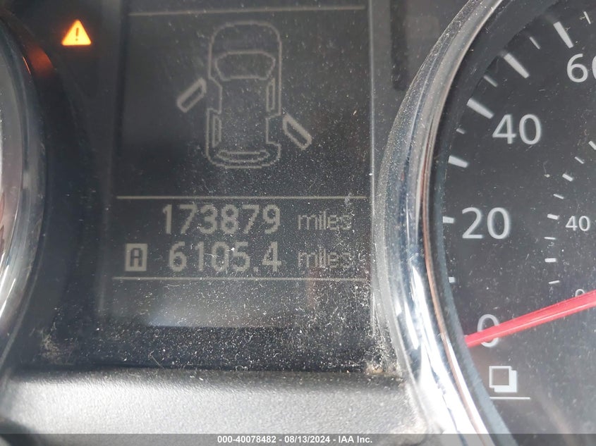 2013 Nissan Rogue Sv W/Sl Pkg VIN: JN8AS5MV1DW107292 Lot: 40078482