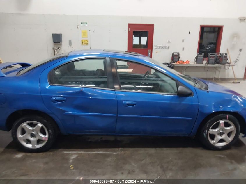 2004 Dodge Neon Sxt VIN: 1B3ES56C24D622307 Lot: 40078487