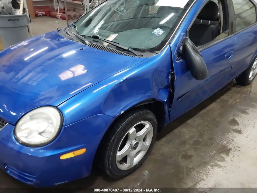 2004 Dodge Neon Sxt VIN: 1B3ES56C24D622307 Lot: 40078487