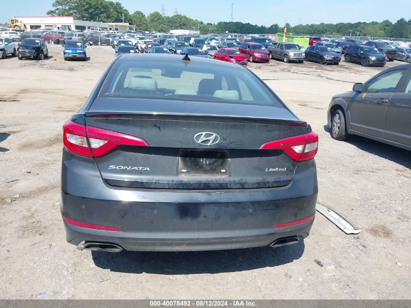 2015 Hyundai Sonata Limited VIN: 5NPE34AF1FH098457 Lot: 40078492