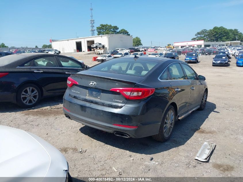 VIN 5NPE34AF1FH098457 2015 HYUNDAI SONATA no.4