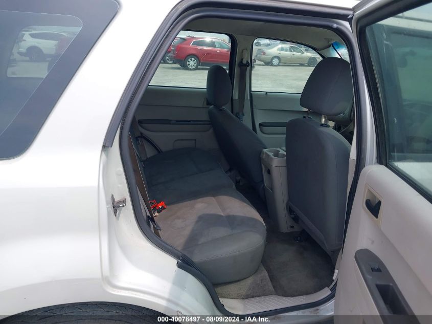 2008 Ford Escape Xls/Xls Manual VIN: 1FMCU02ZX8KD76455 Lot: 40078497