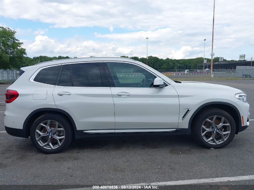 2020 BMW X3 xDrive30I VIN: 5UXTY5C0XL9B40105 Lot: 40078536