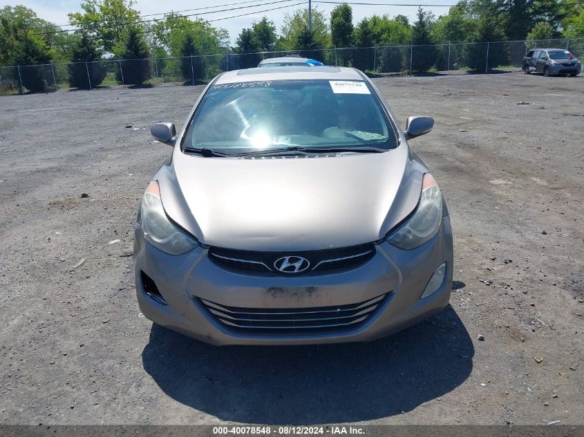 2012 Hyundai Elantra Limited VIN: 5NPDH4AE8CH106165 Lot: 40078548