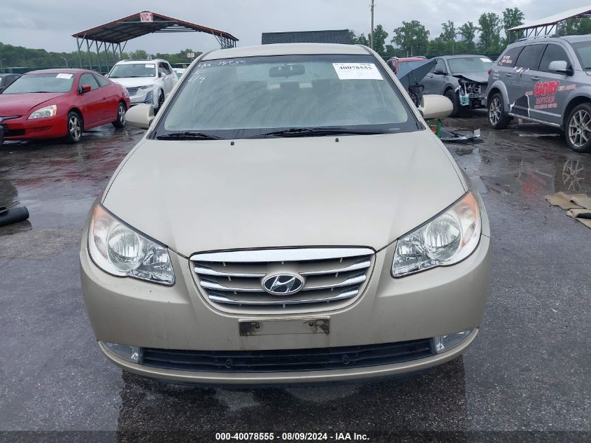 2010 Hyundai Elantra Gls VIN: KMHDU4ADXAU881584 Lot: 40078555