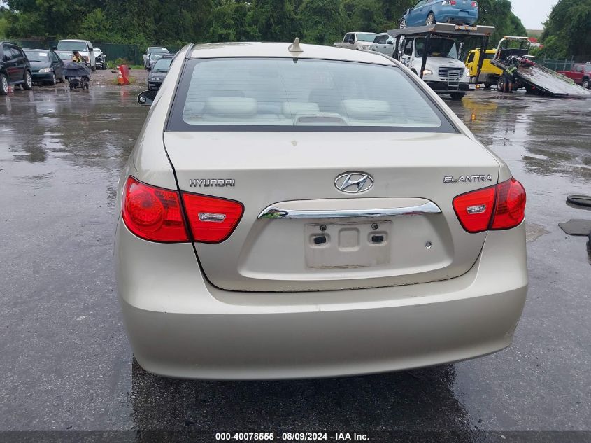 2010 Hyundai Elantra Gls VIN: KMHDU4ADXAU881584 Lot: 40078555