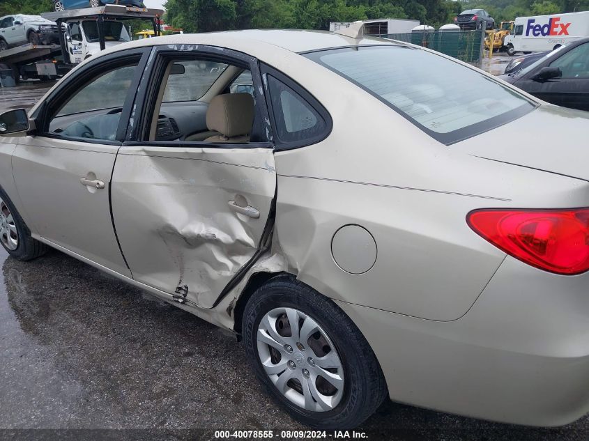 2010 Hyundai Elantra Gls VIN: KMHDU4ADXAU881584 Lot: 40078555