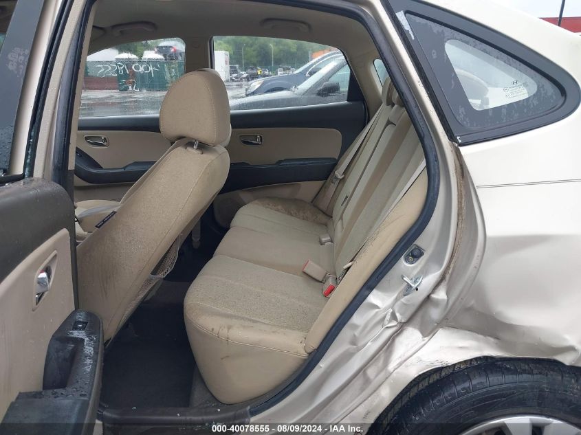 2010 Hyundai Elantra Gls VIN: KMHDU4ADXAU881584 Lot: 40078555