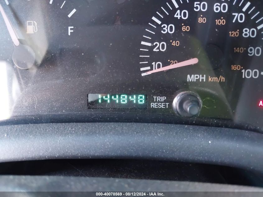 2000 Jeep Cherokee Se VIN: 1J4FF28S9YL247984 Lot: 40078569